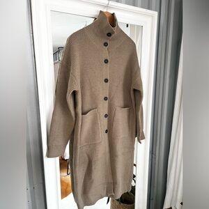 PRIV high neck cardigan